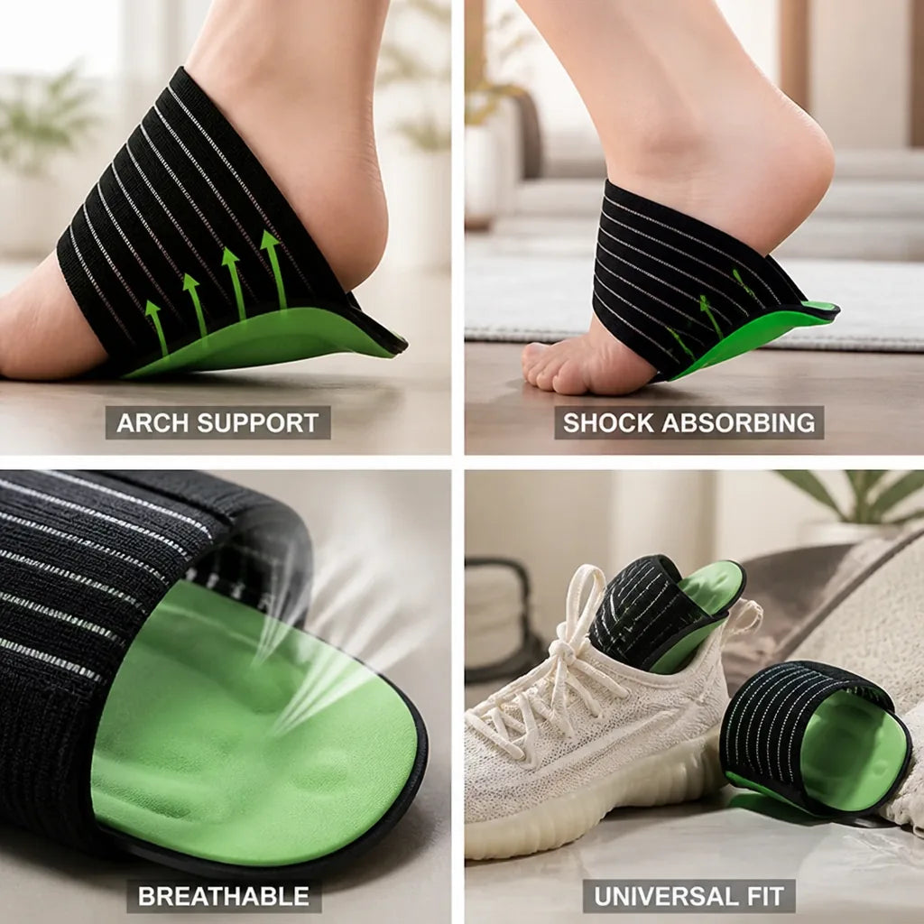 Orthotic Arch Support Gel-Cushioned Shock-Absorbing