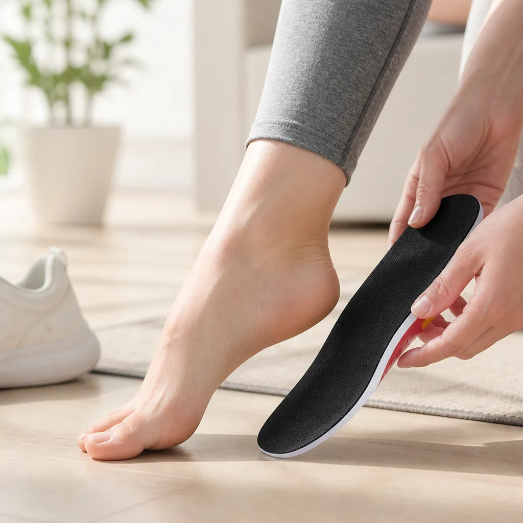 Orthotic Insole Ergonomic Arch Support Cushioned Heel & Trim-To-Fit