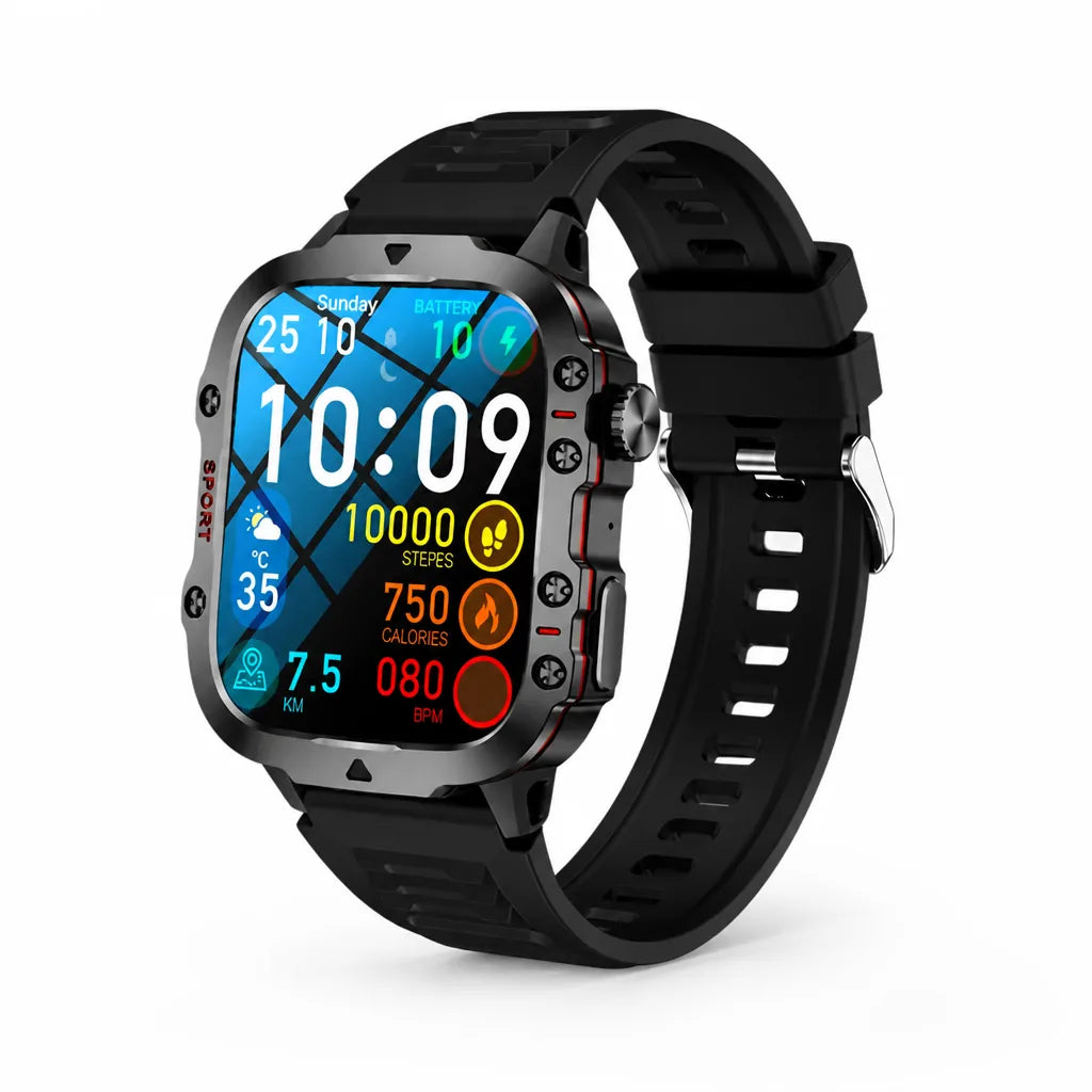 Outdoor Smartwatch Waterproof 10-Day Battery & 100+ Sport Modes