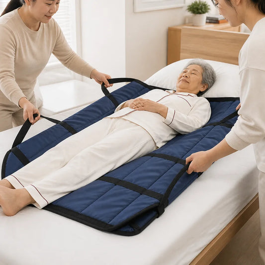 Patient Transfer Bed Pad 6 Reinforced Handles Heavy-Duty
