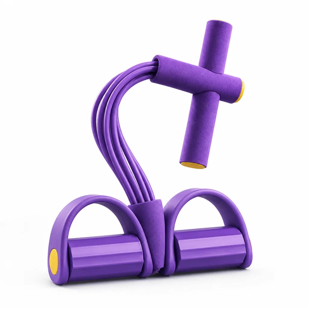 Pedal Resistance Band Portable Adjustable Resistance & Non-Slip Pedals