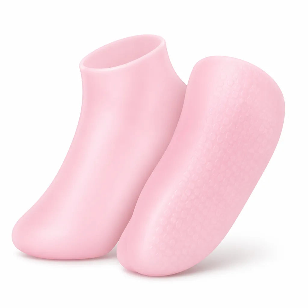 Pedicure Gel Socks Moisturizing Gel-Infused Non-Slip