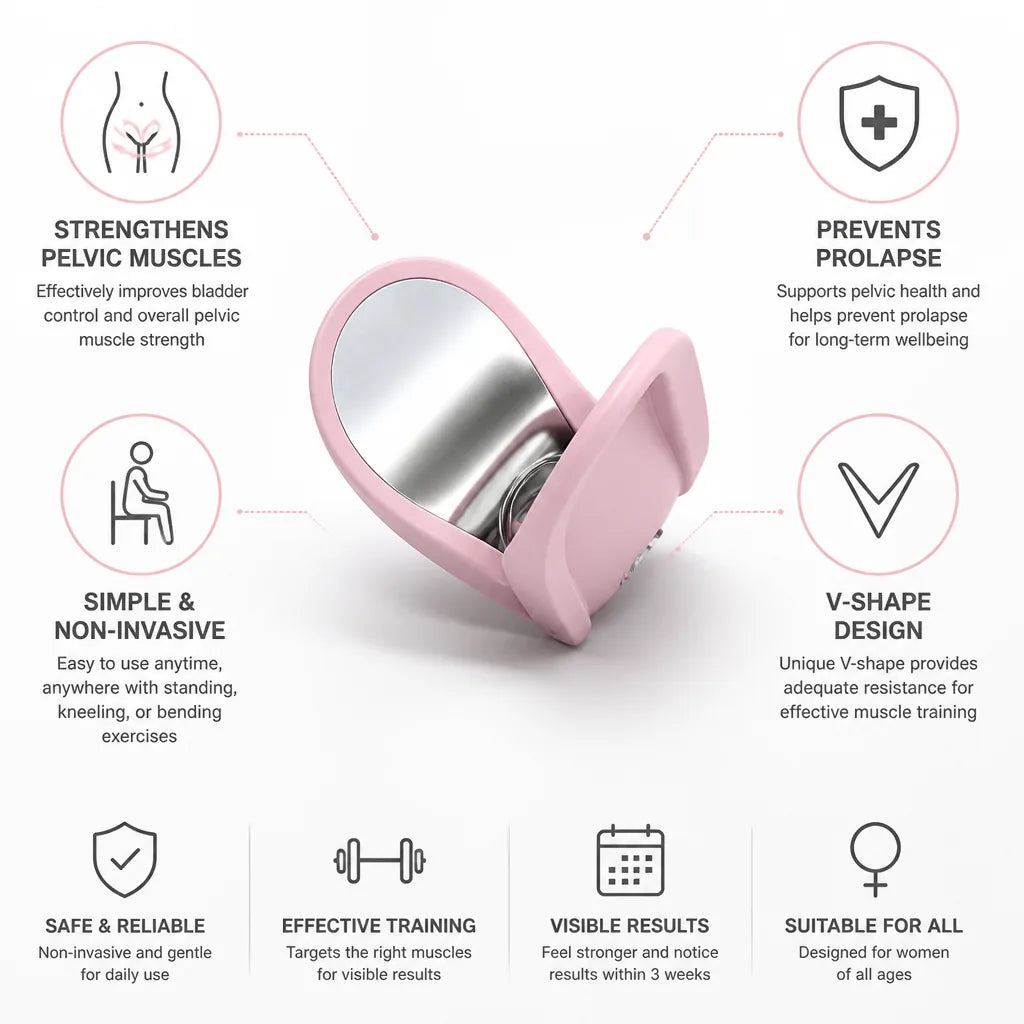 Pelvic Floor Trainer V-Shape Resistance Non-Invasive