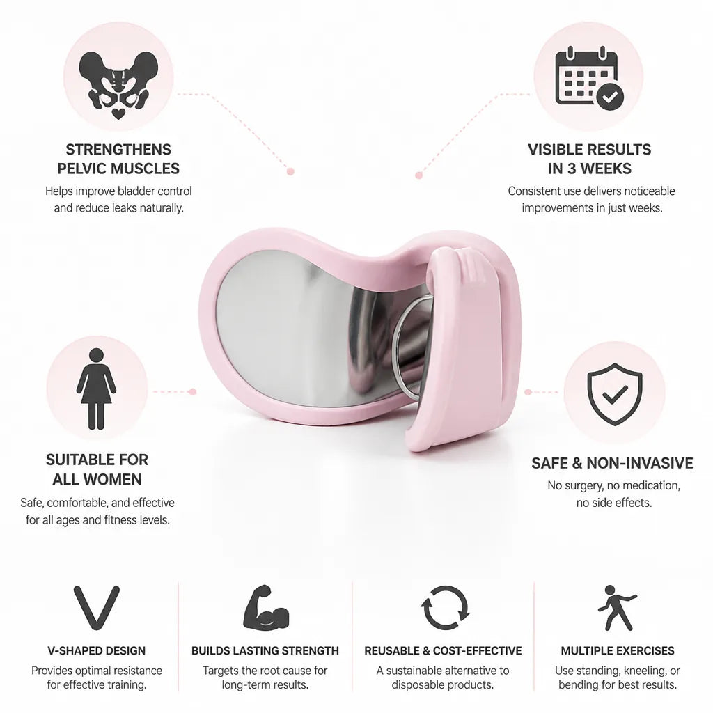 Pelvic Floor Trainer V-Shaped Resistance Bladder Control