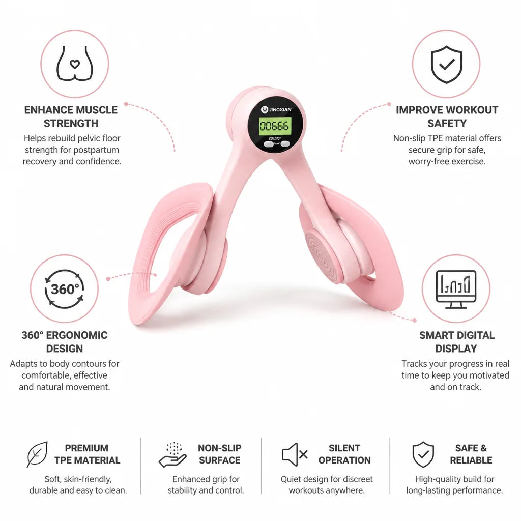 Pelvic Trainer Postpartum Recovery Smart Display Non-Slip TPE