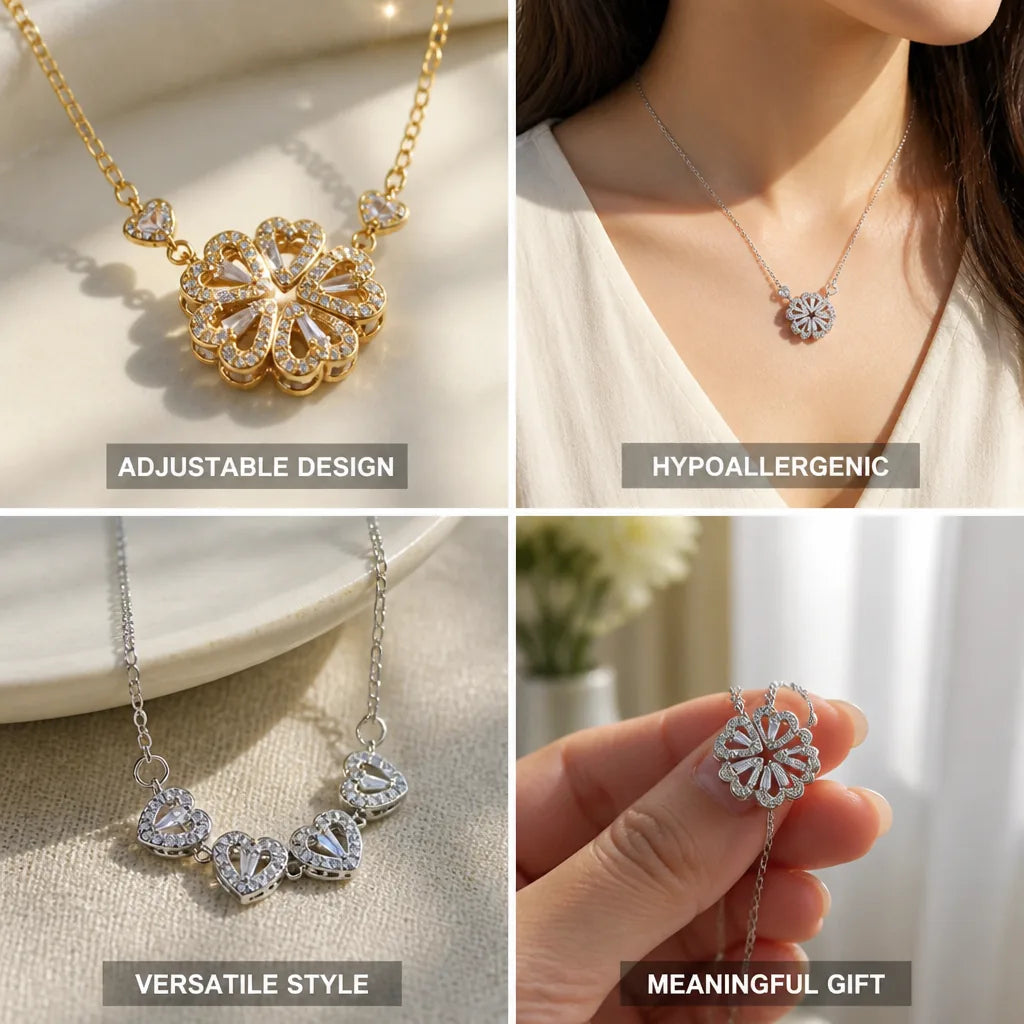 Pendant Necklace Transforming Hypoallergenic 45cm Chain