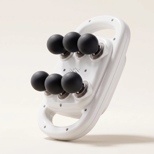 Percussion Massage Gun 6 Heads 9 Modes Red Light