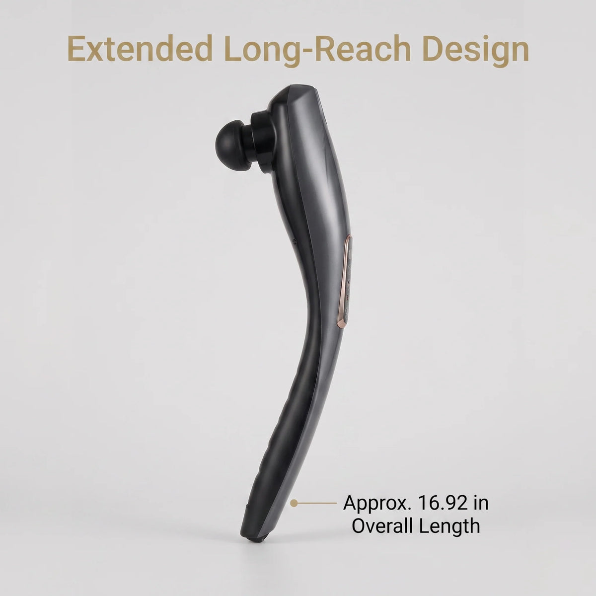 Percussion Massage Wand Long-Reach 6 Interchangeable Heads