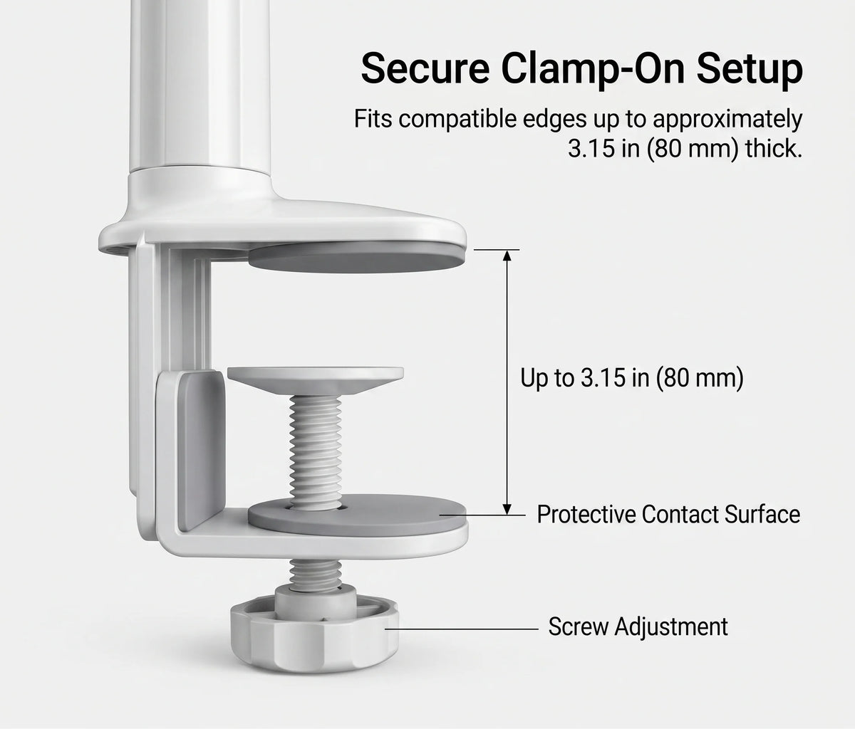 Phone Holder Flexible Gooseneck Hands-Free Bed & Desk Clamp
