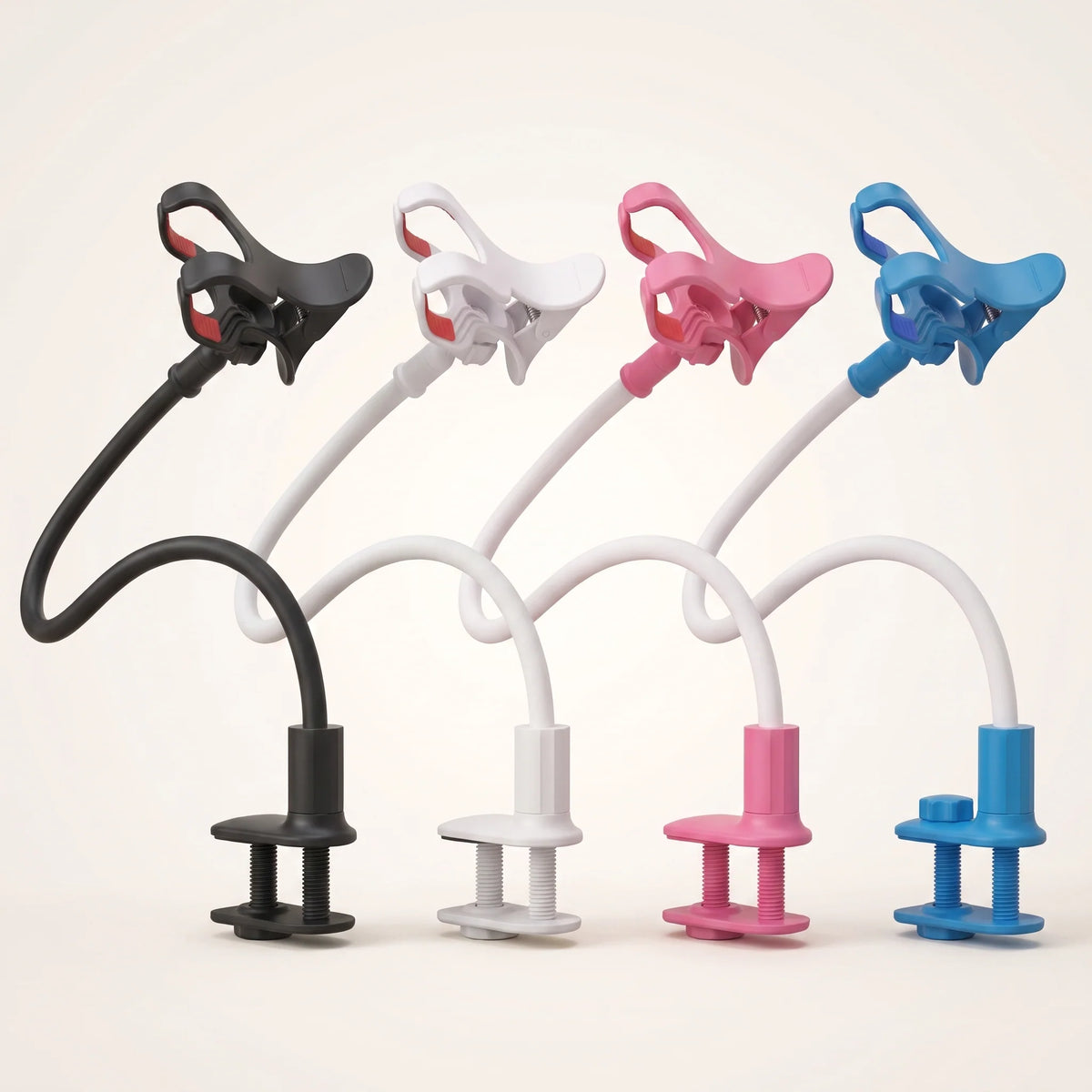 Phone Holder Flexible Gooseneck Hands-Free Bed & Desk Clamp