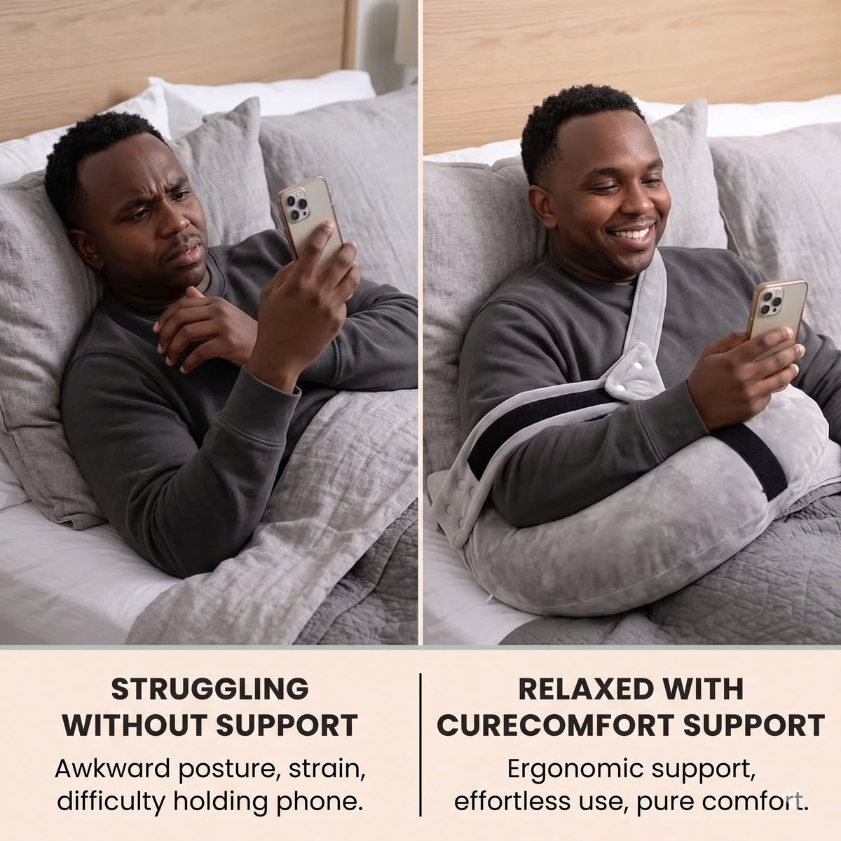 Phone Pillow Hands-Free Ergonomic Neck Support