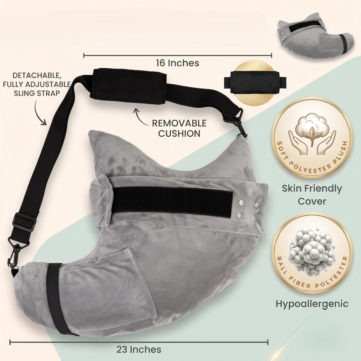 Phone Pillow Hands-Free Ergonomic Neck Support
