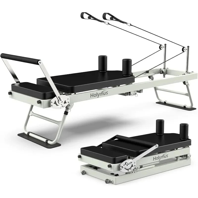 Pilates Reformer Foldable Dual Resistance Springs & Cords