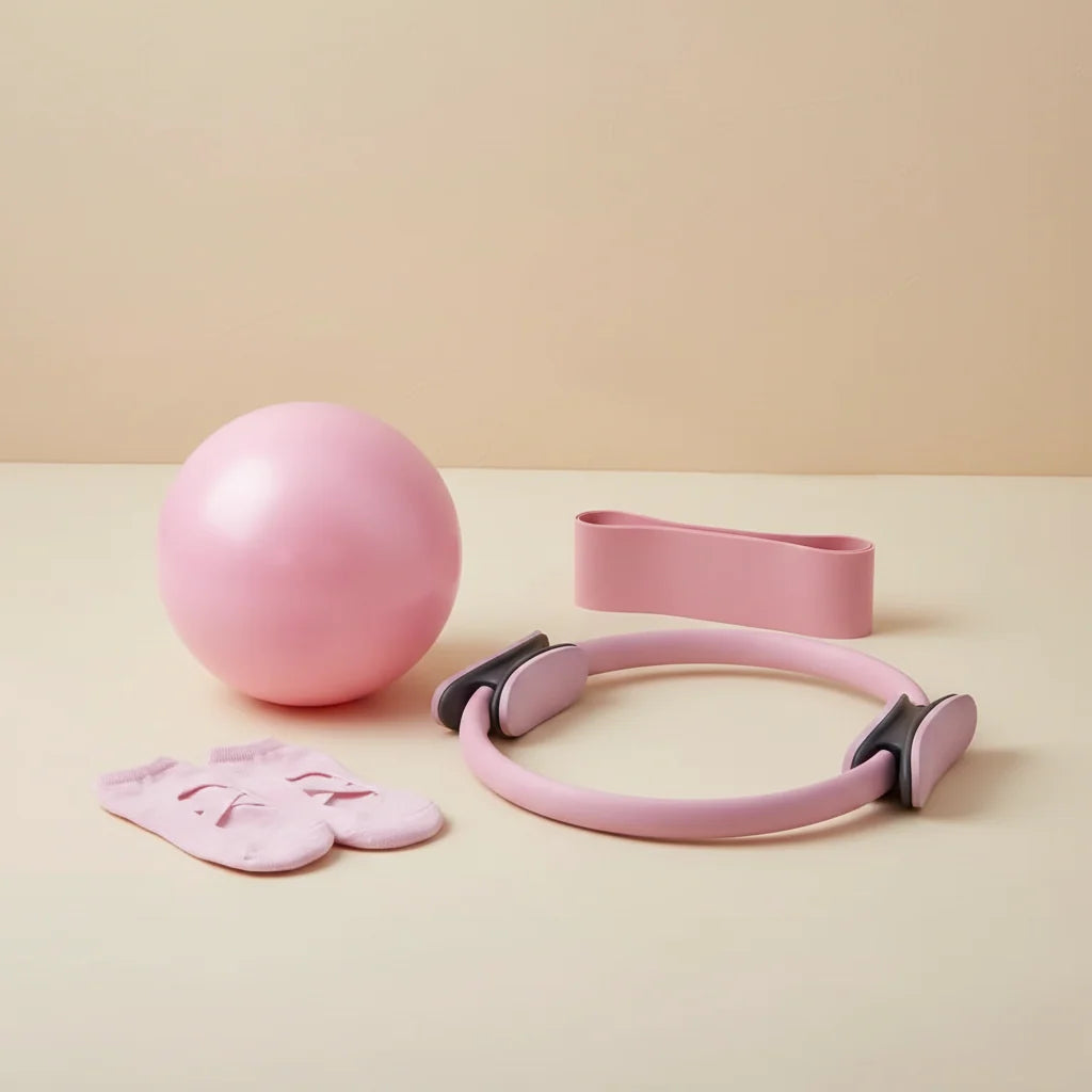 Pilates Set Ring, Ball & Resistance Band