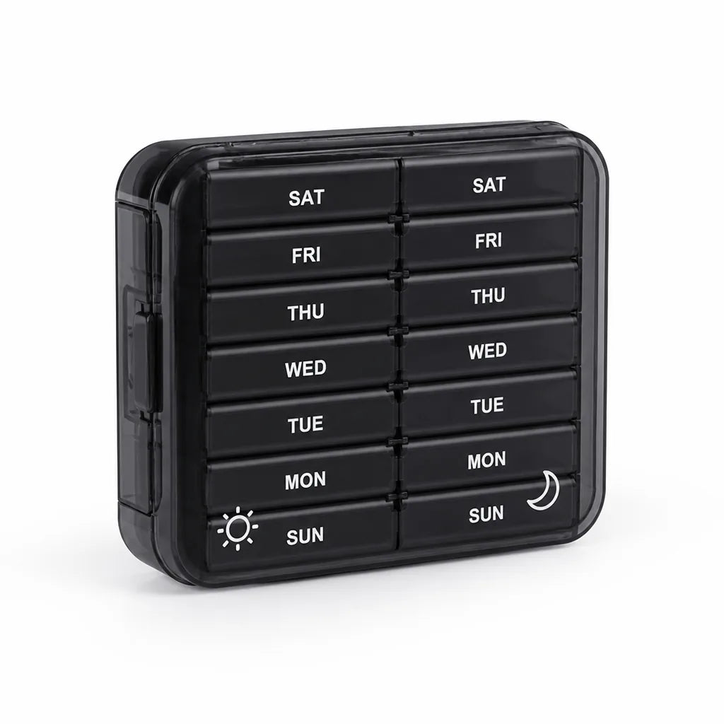 Pill Organizer Morning & Evening UV-Printed Labels
