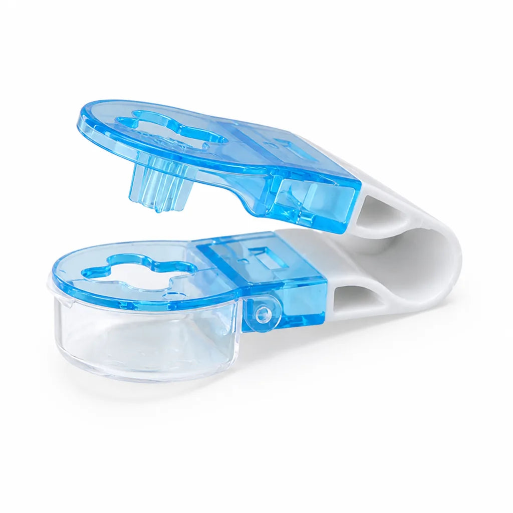 Pill Remover & Dispenser Compact Portable Built-In Storage