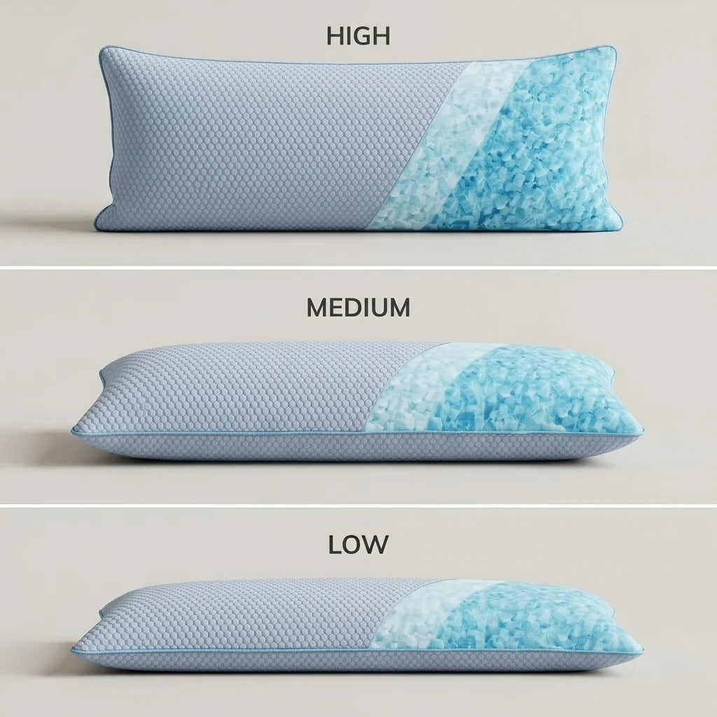 Pillow Adjustable Memory Foam Neck Support