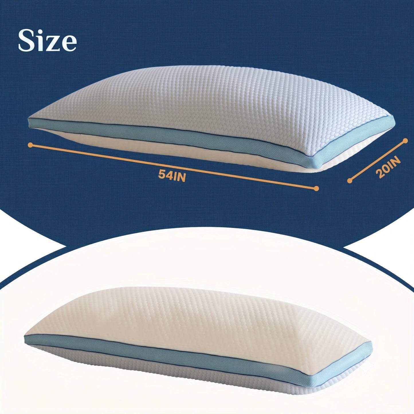 Pillow Adjustable Memory Foam Neck Support