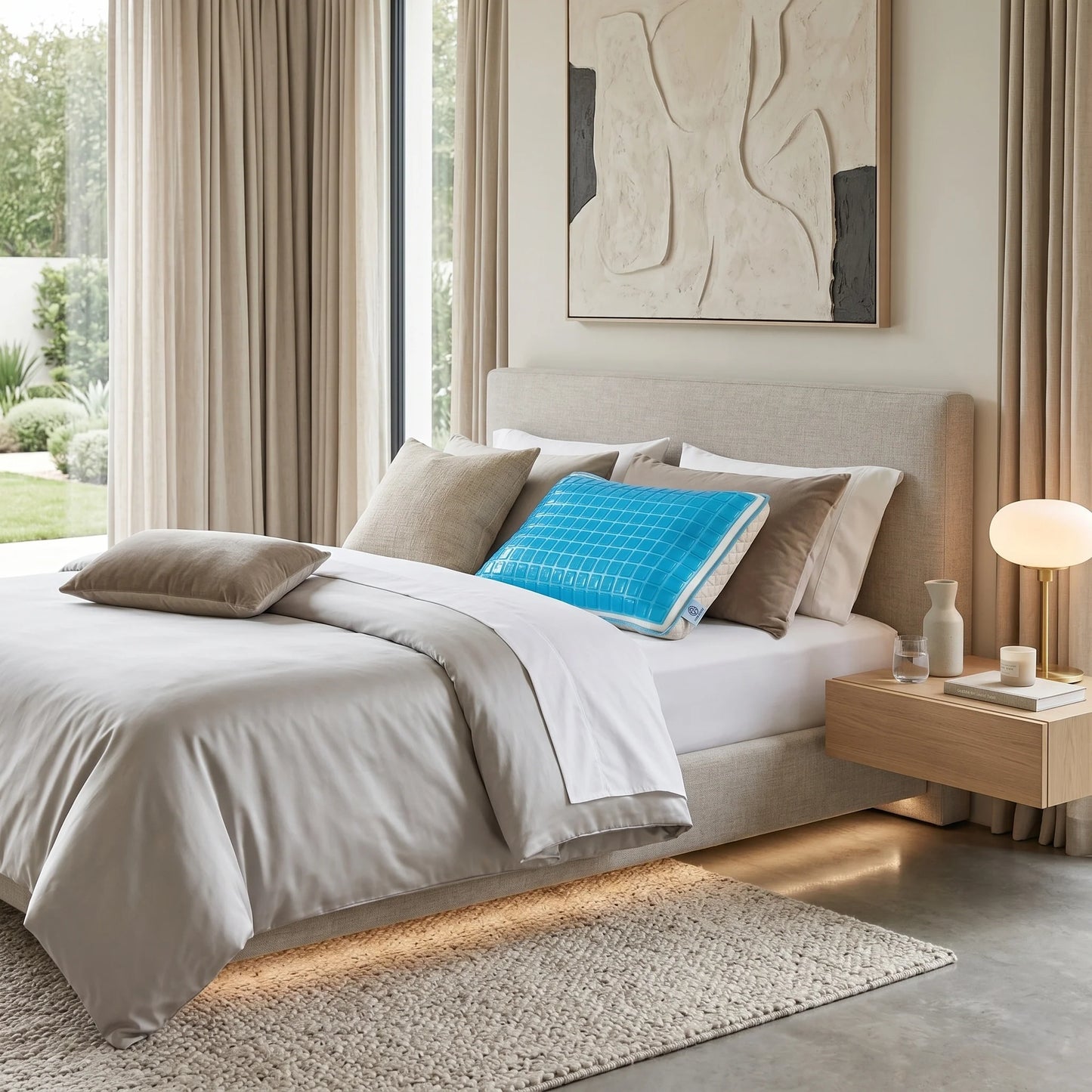 Pillow Cover Cooling Breathable Moisture-Wicking