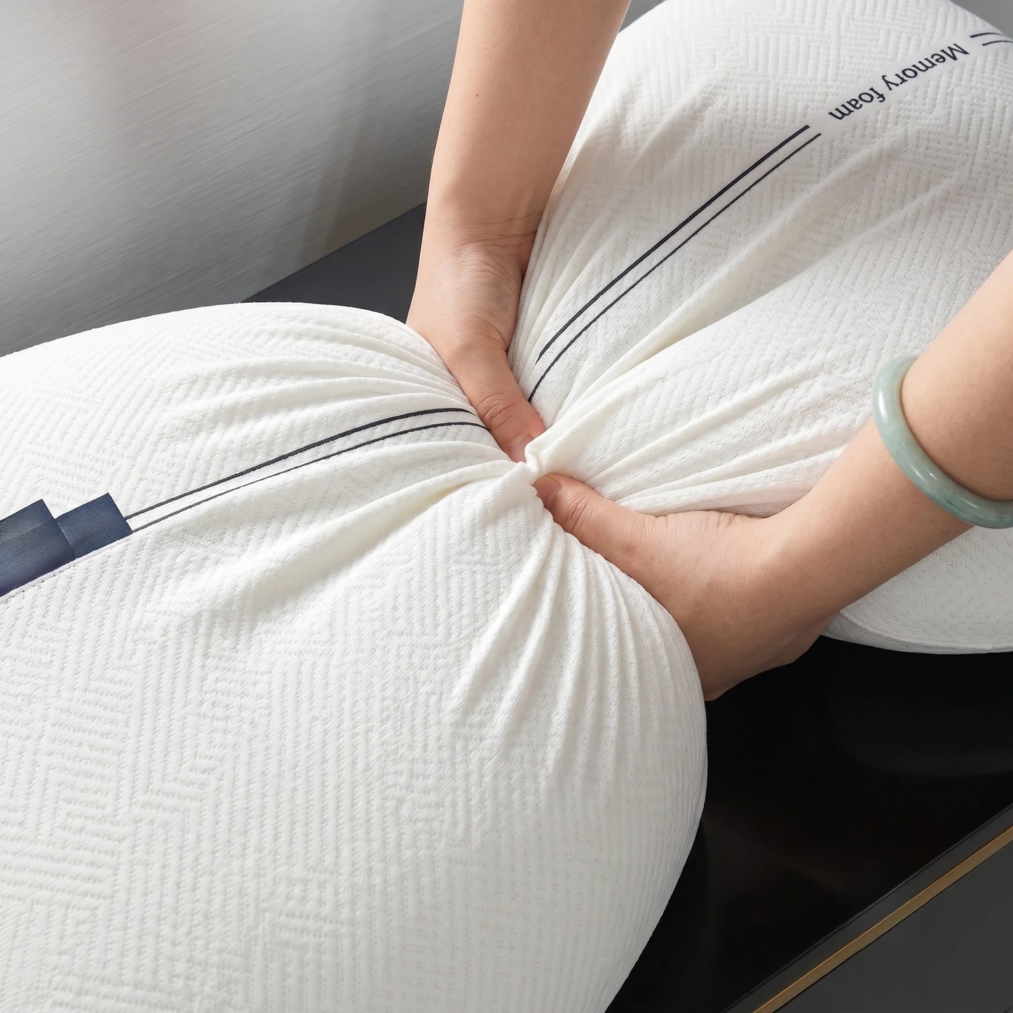Pillow Low-Profile Memory Foam Stomach & Combination Sleepers