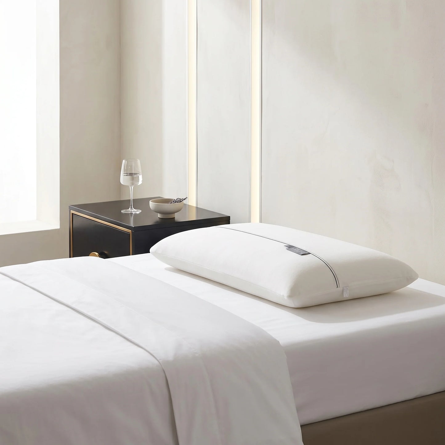 Pillow Low-Profile Memory Foam Stomach & Combination Sleepers