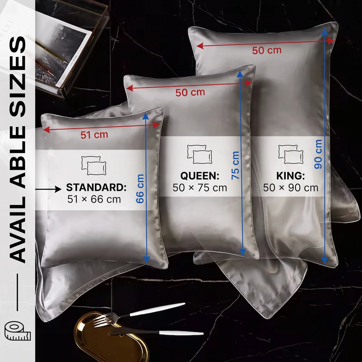 Pillowcase Mulberry Silk Anti-Frizz Anti-Wrinkle