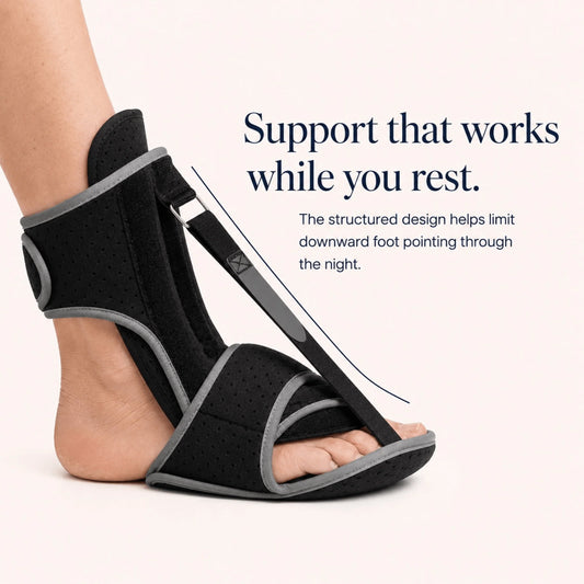 Plantar Fasciitis Night Splint Memory Foam & Adjustable Dorsiflexion