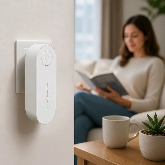 Plug-In Air Purifier Filter-Free Ion Removes 99.97% of Odors