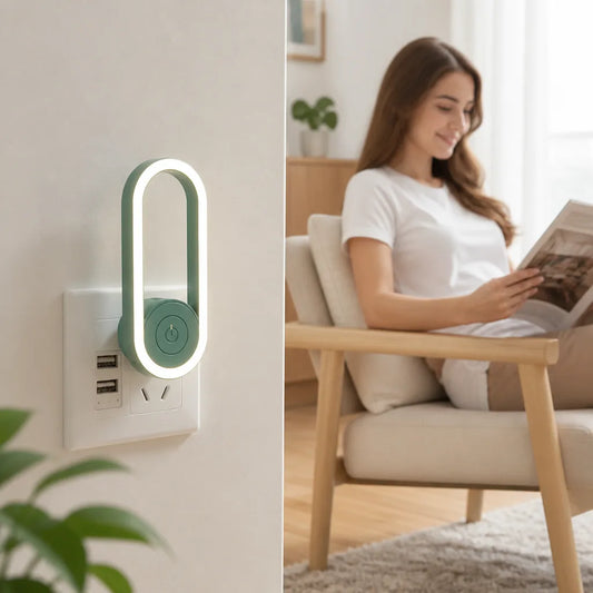 Plug-In Mosquito Repellent Ultrasonic Chemical-Free Energy-Efficient