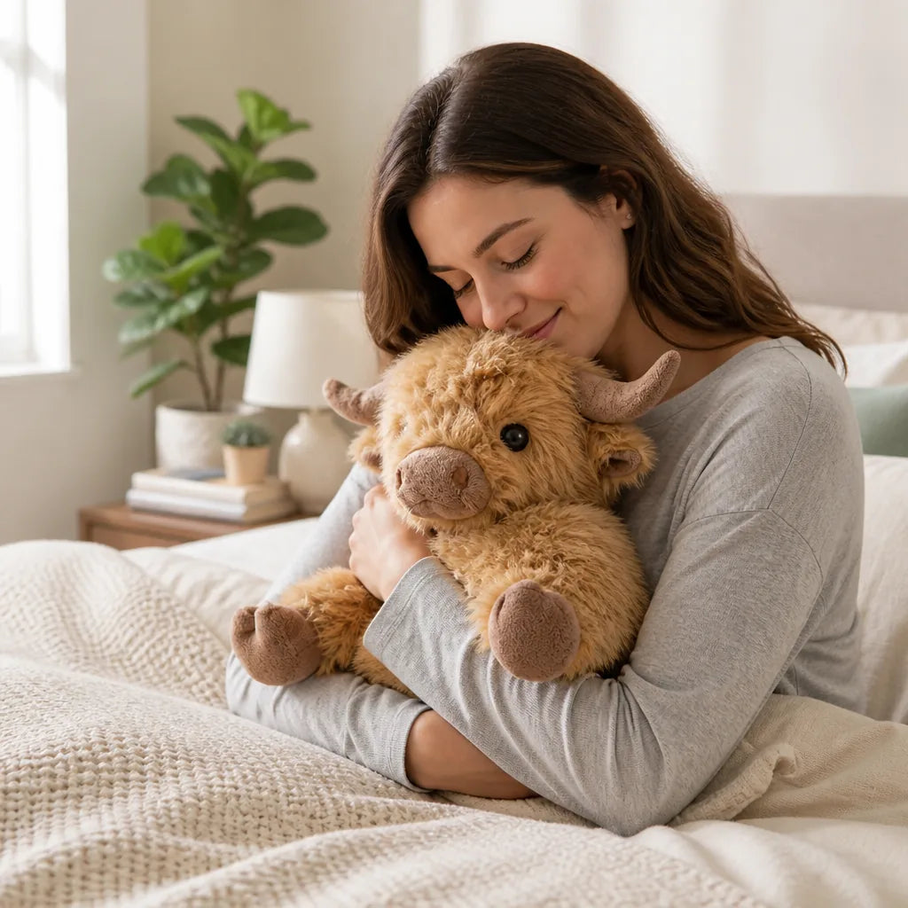 Plush Cuddle Companion Microwave-Safe & Weighted 23 Inch