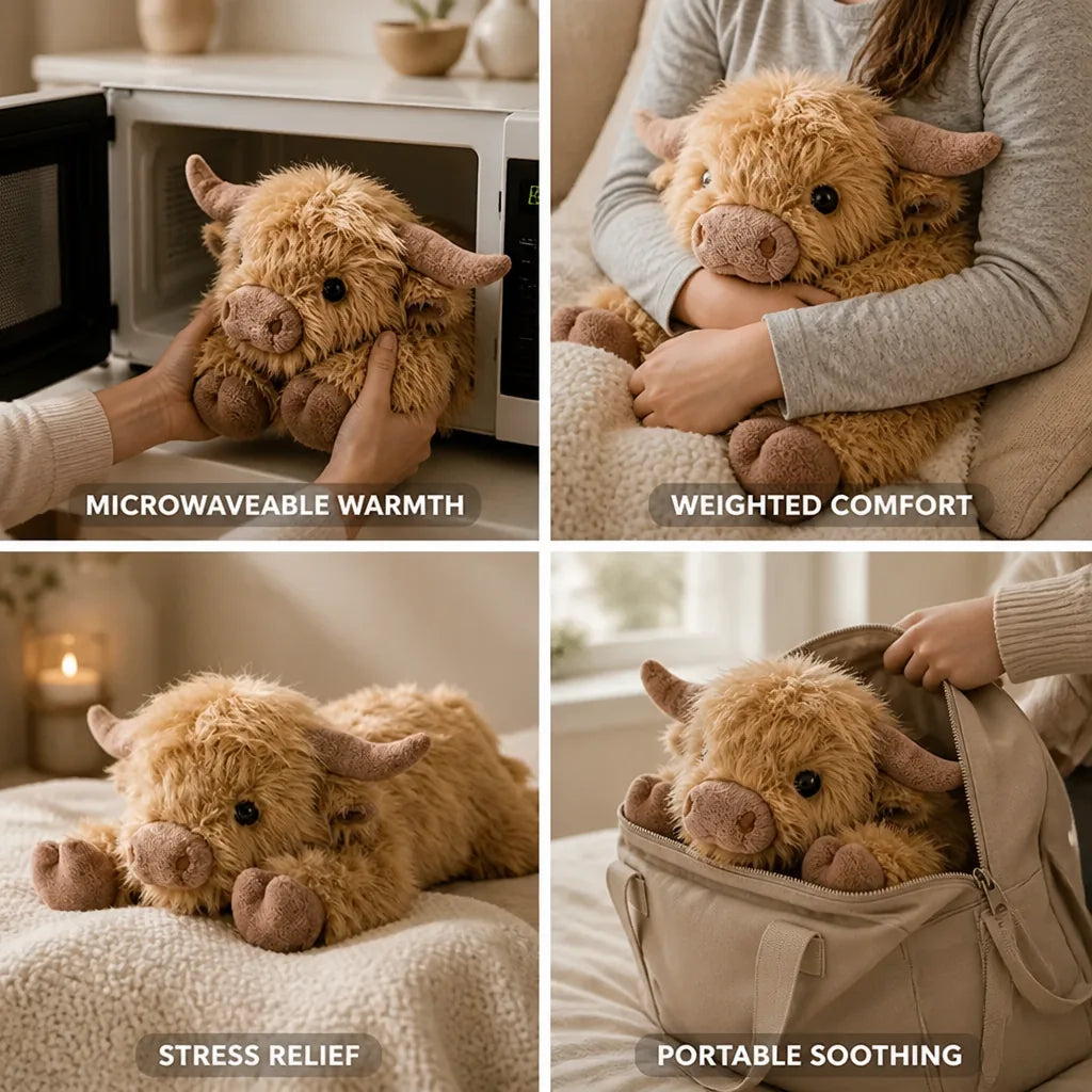 Plush Cuddle Companion Microwave-Safe & Weighted 23 Inch