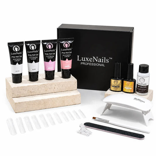 Polygel Starter Kit LED Lamp & Tools