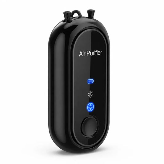 Portable Air Purifier Necklace Filter-Free Ion Rechargeable