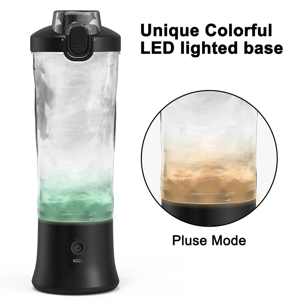 Portable Blender USB-C Rechargeable 6-Blade Stainless Steel
