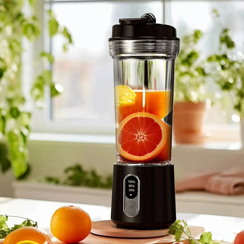 Portable Blender USB Rechargeable 4000mAh Leak-Proof Cup