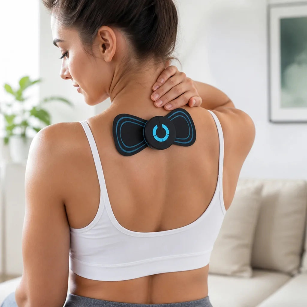 Portable Electric Massager Four Modes Gel Patch