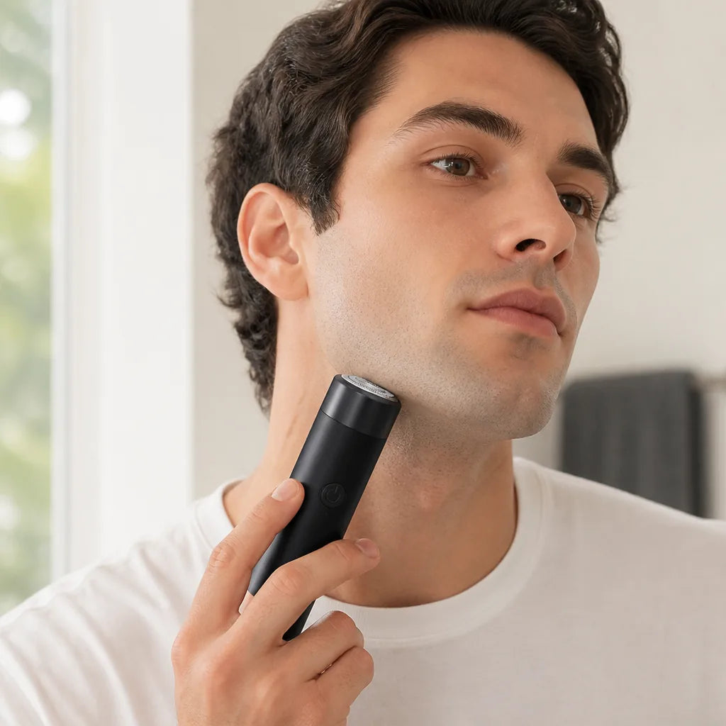 Portable Electric Shaver USB Rechargeable Stainless Steel Blade