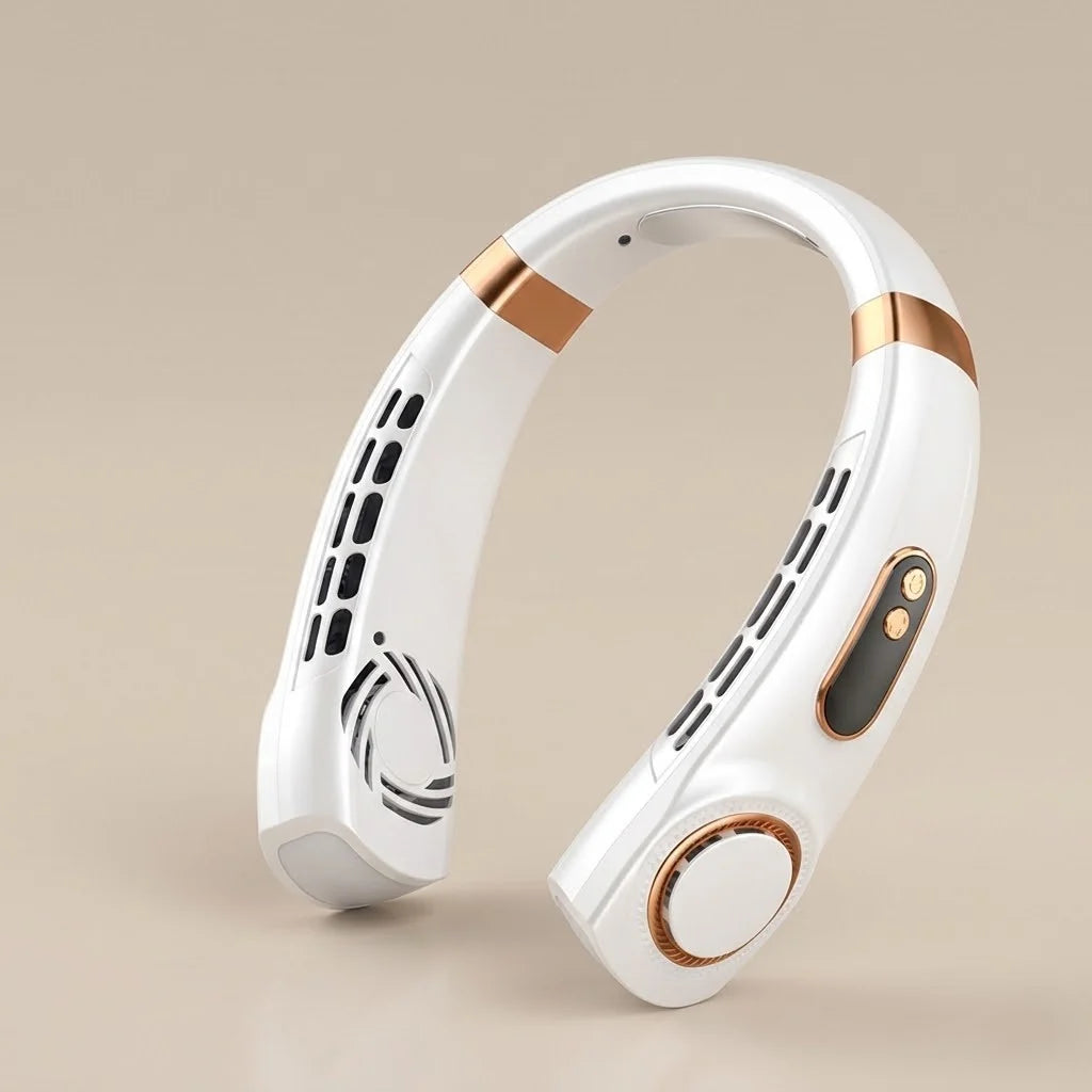 Portable Neck Fan Hands-Free Cooling Lightweight