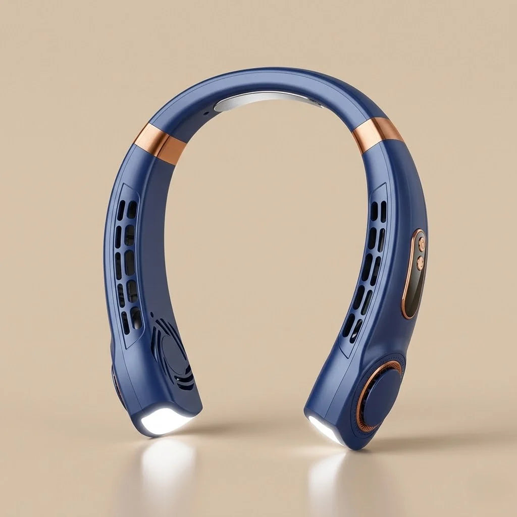 Portable Neck Fan Hands-Free Cooling Lightweight