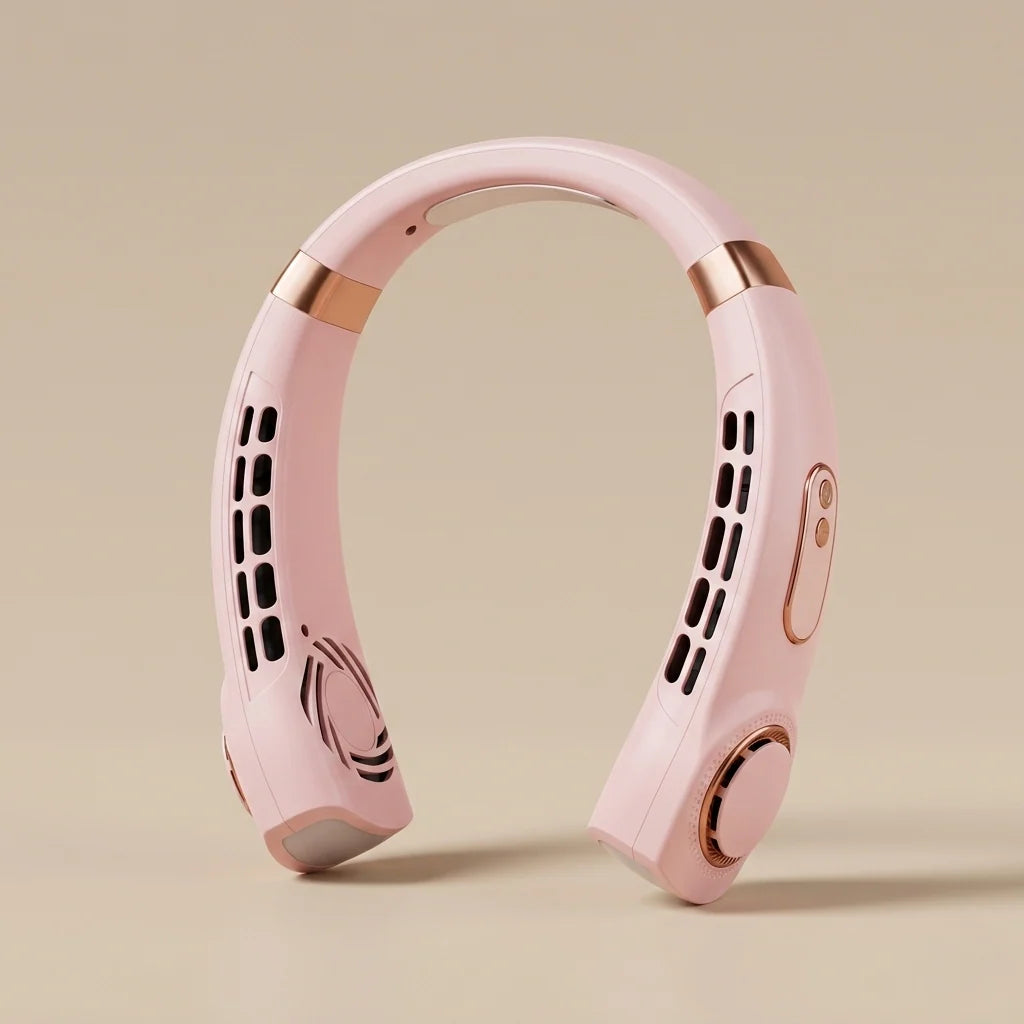 Portable Neck Fan Hands-Free Cooling Lightweight