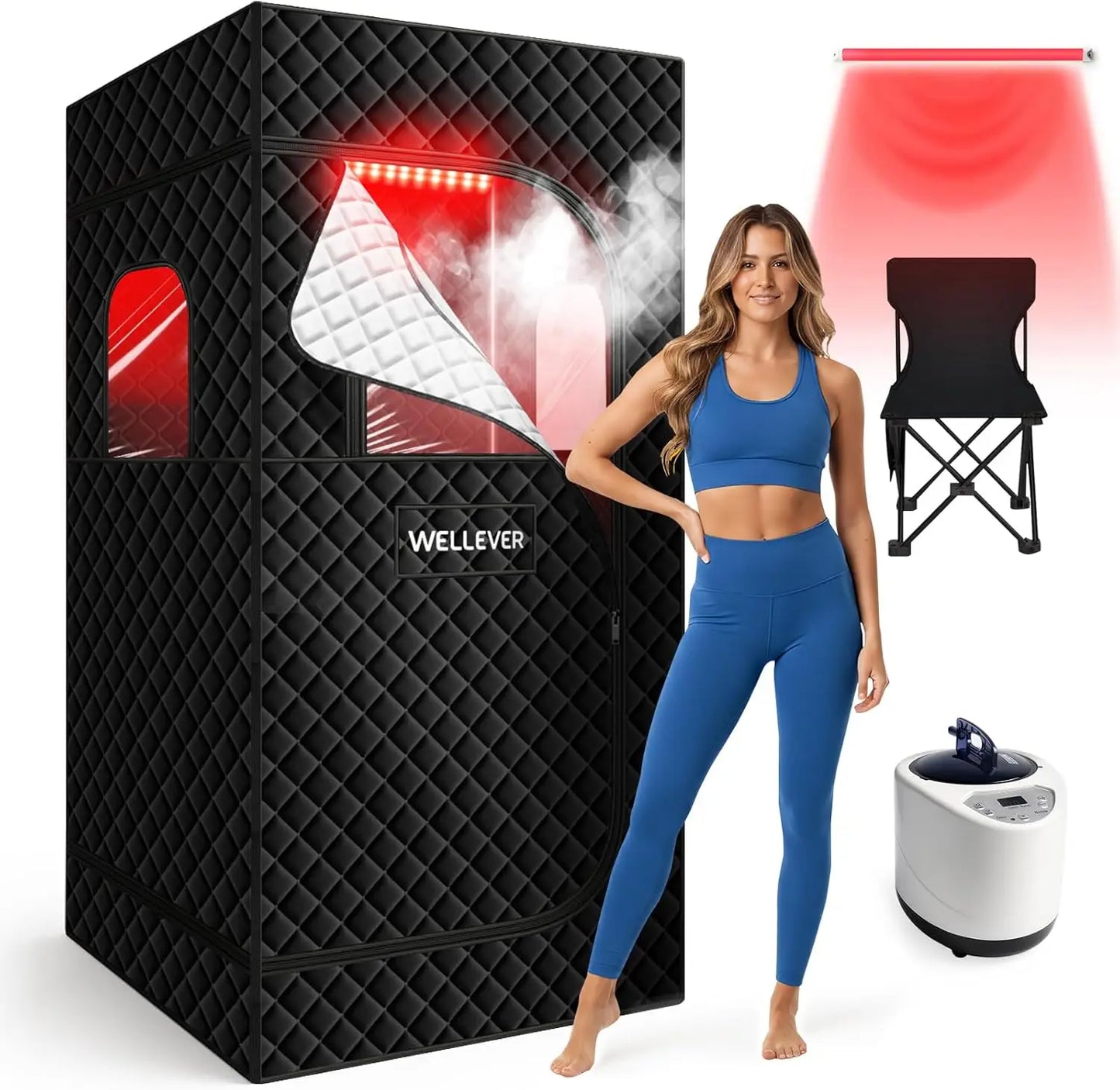 Portable Steam Sauna Tent Infrared Steam Generator 2.5L