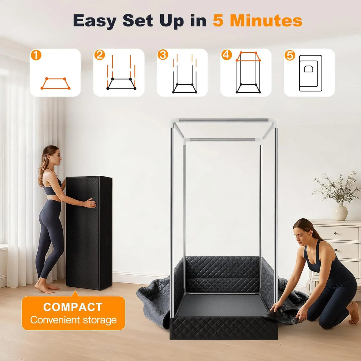 Portable Steam Sauna Tent Infrared Steam Generator 2.5L