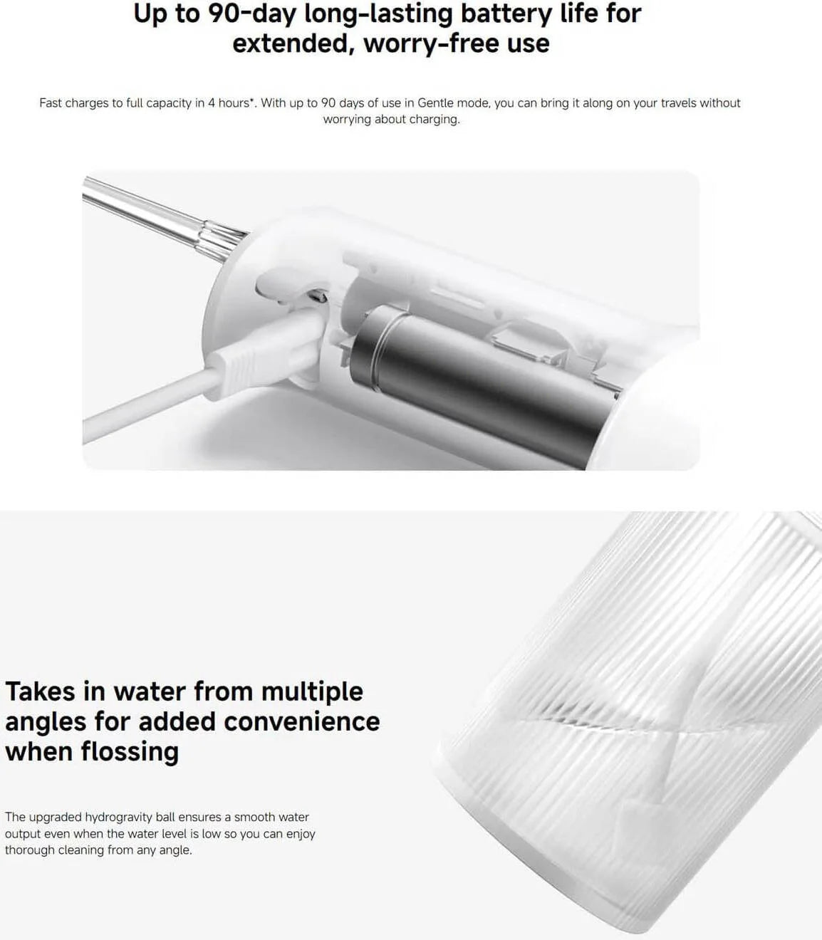 Portable Water Flosser Cordless Travel Size