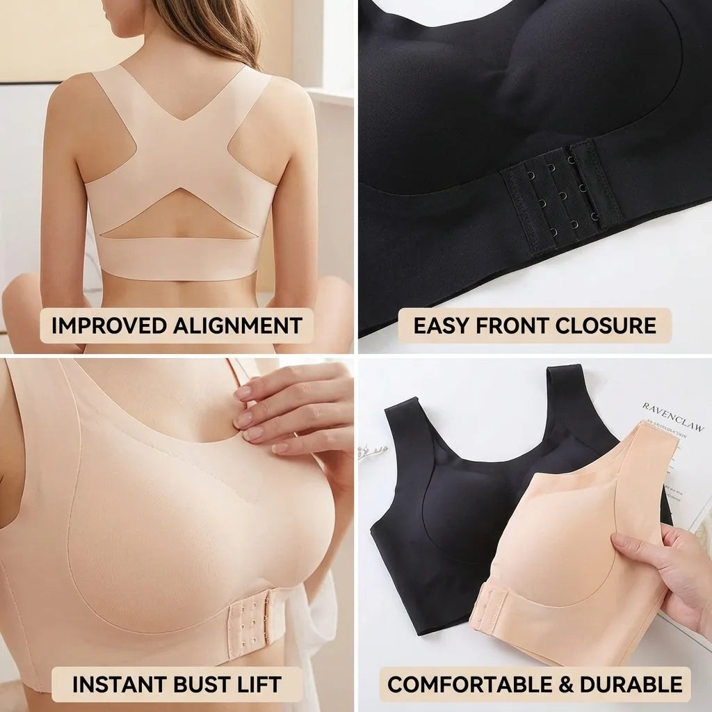 Posture Correcting Bra Front Closure & Bust Lift