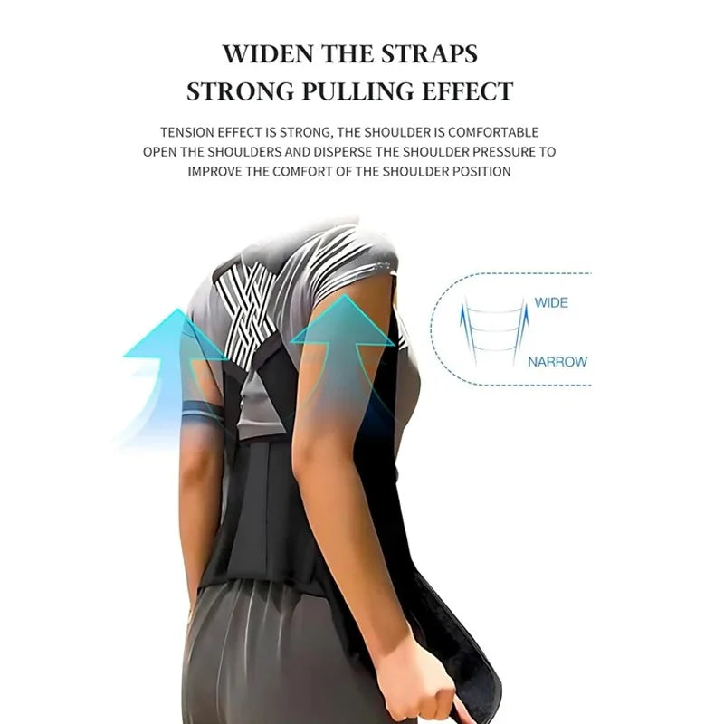 Posture Corrector Adjustable Back & Shoulder Support