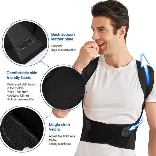 Posture Corrector Adjustable Criss-Cross Back Support