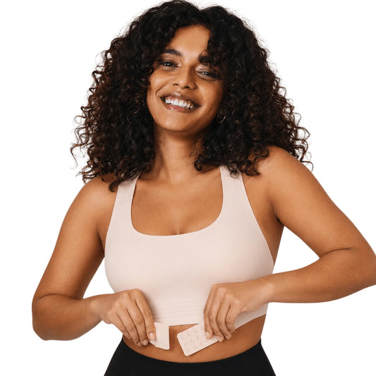 Posture Corrector Bra Front Closure Wireless Removable Cups