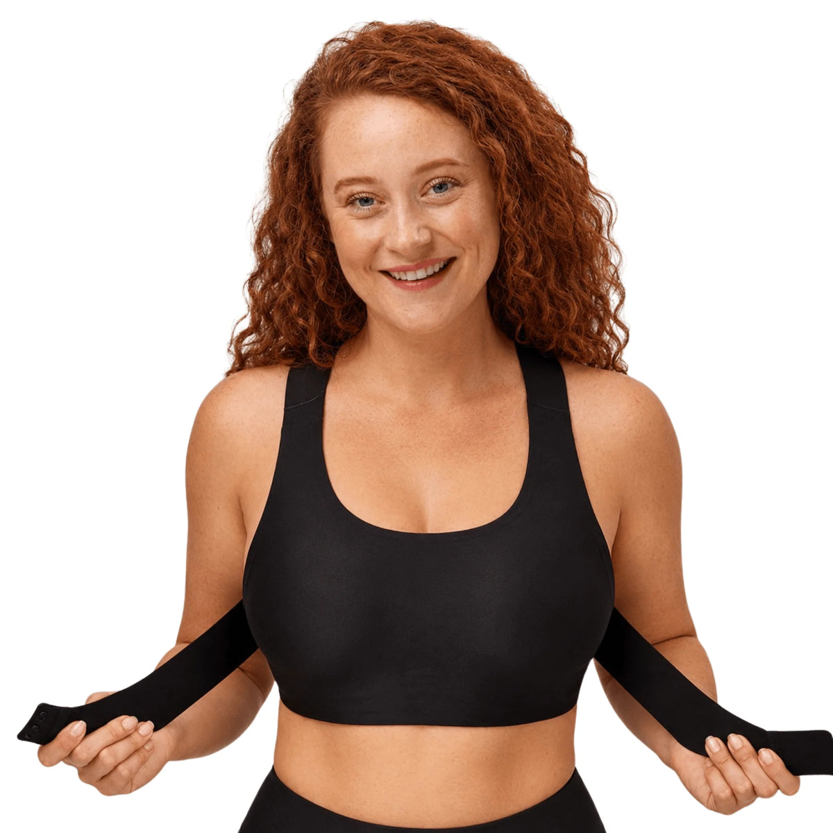 Posture Corrector Bra Front Closure Wireless Removable Cups
