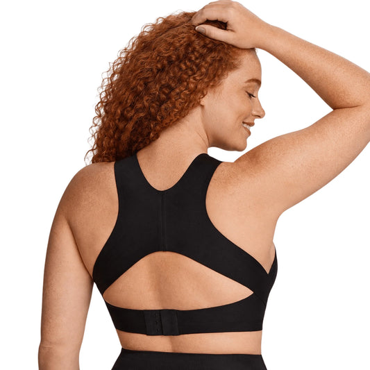 Posture Corrector Bra Front Closure Wireless Removable Cups