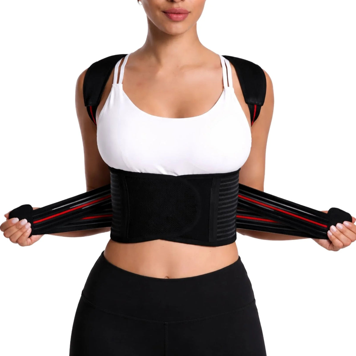 Posture Corrector Brace Adjustable Straps & Breathable Fabric